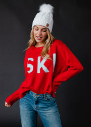 Ski Sweater - Red