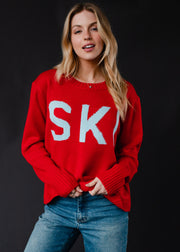 Ski Sweater - Red