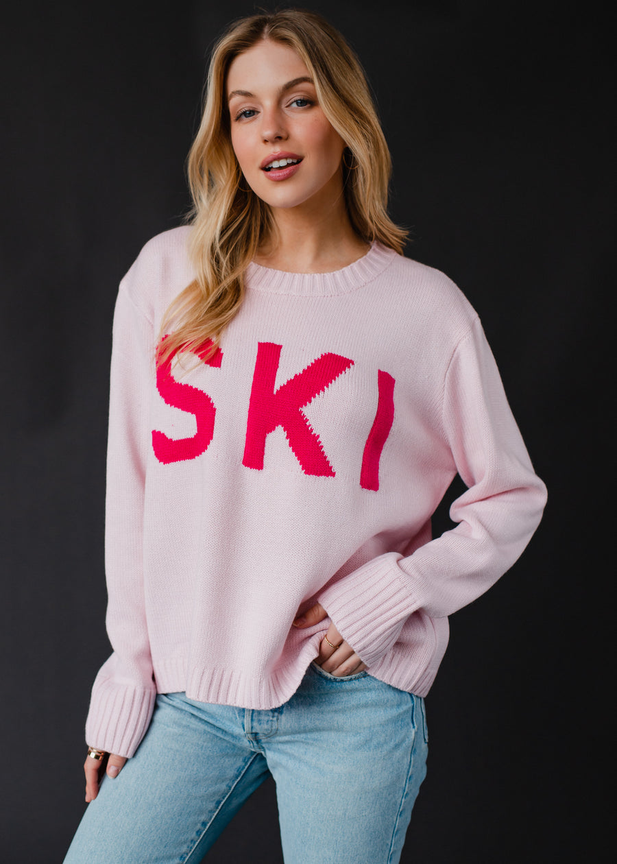 Ski Sweater - Light Pink