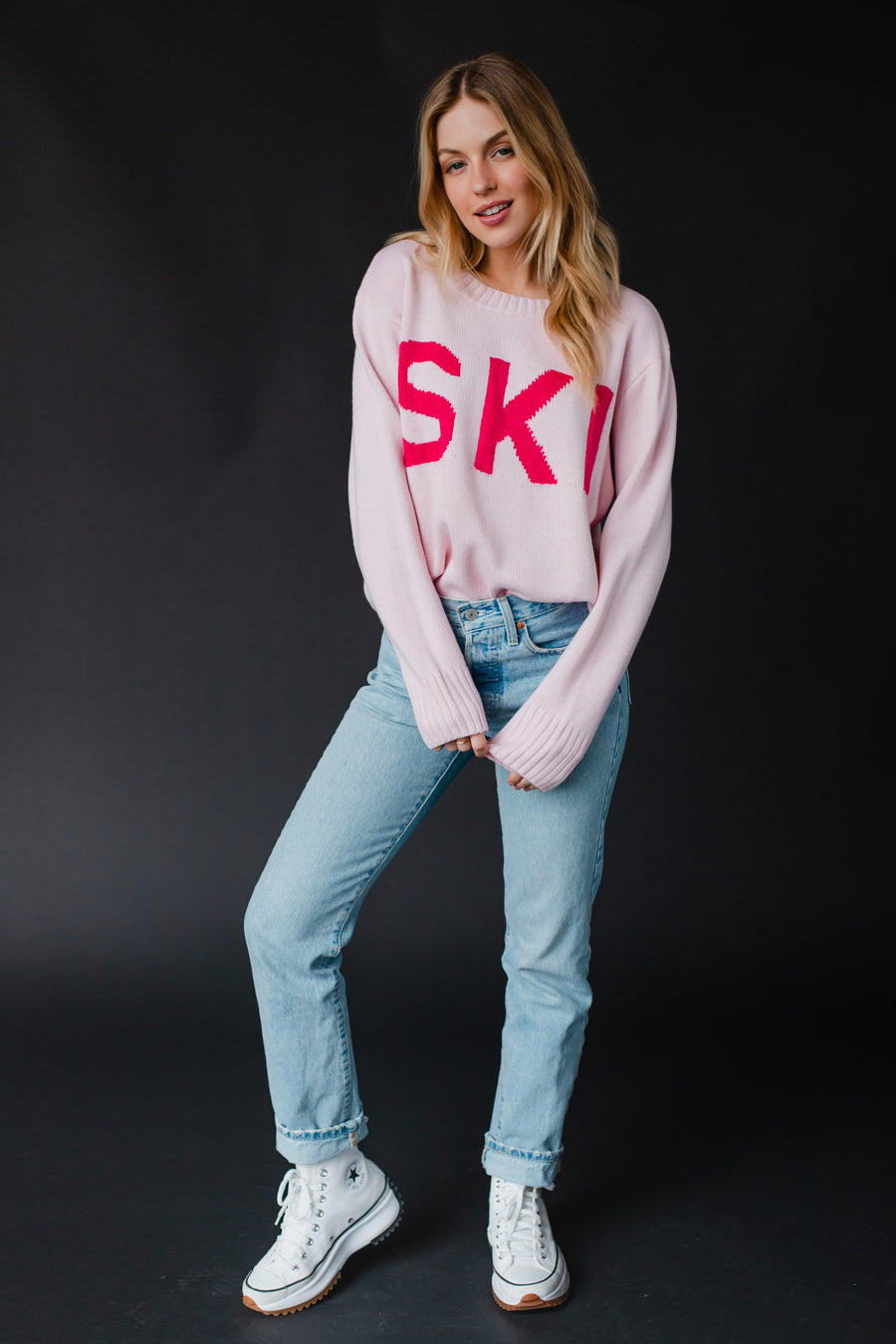 Ski Sweater - Light Pink