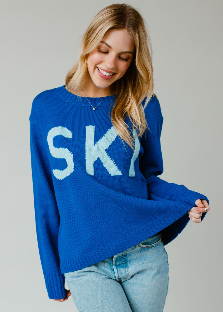 Ski Sweater - Blue