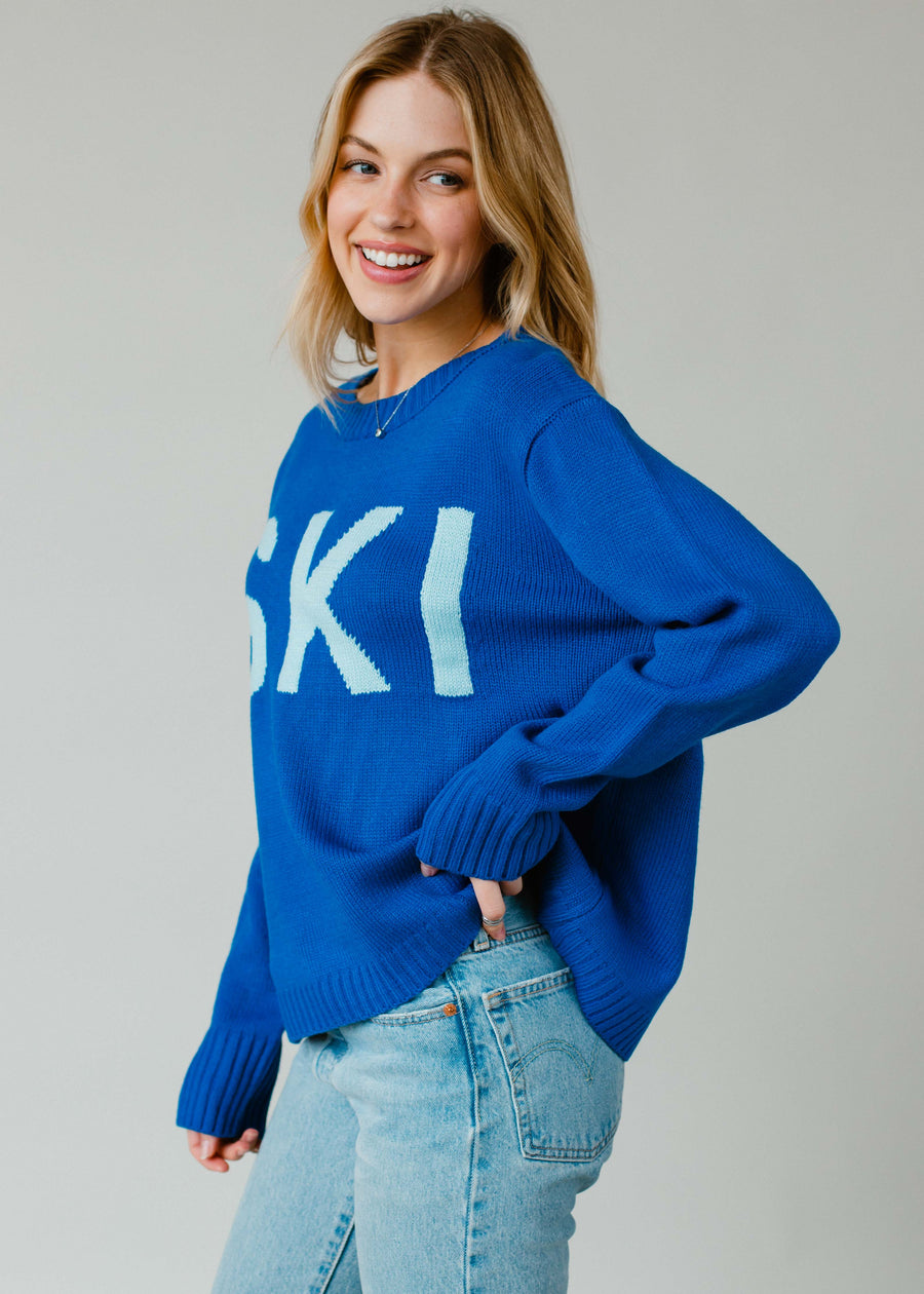 Ski Sweater - Blue