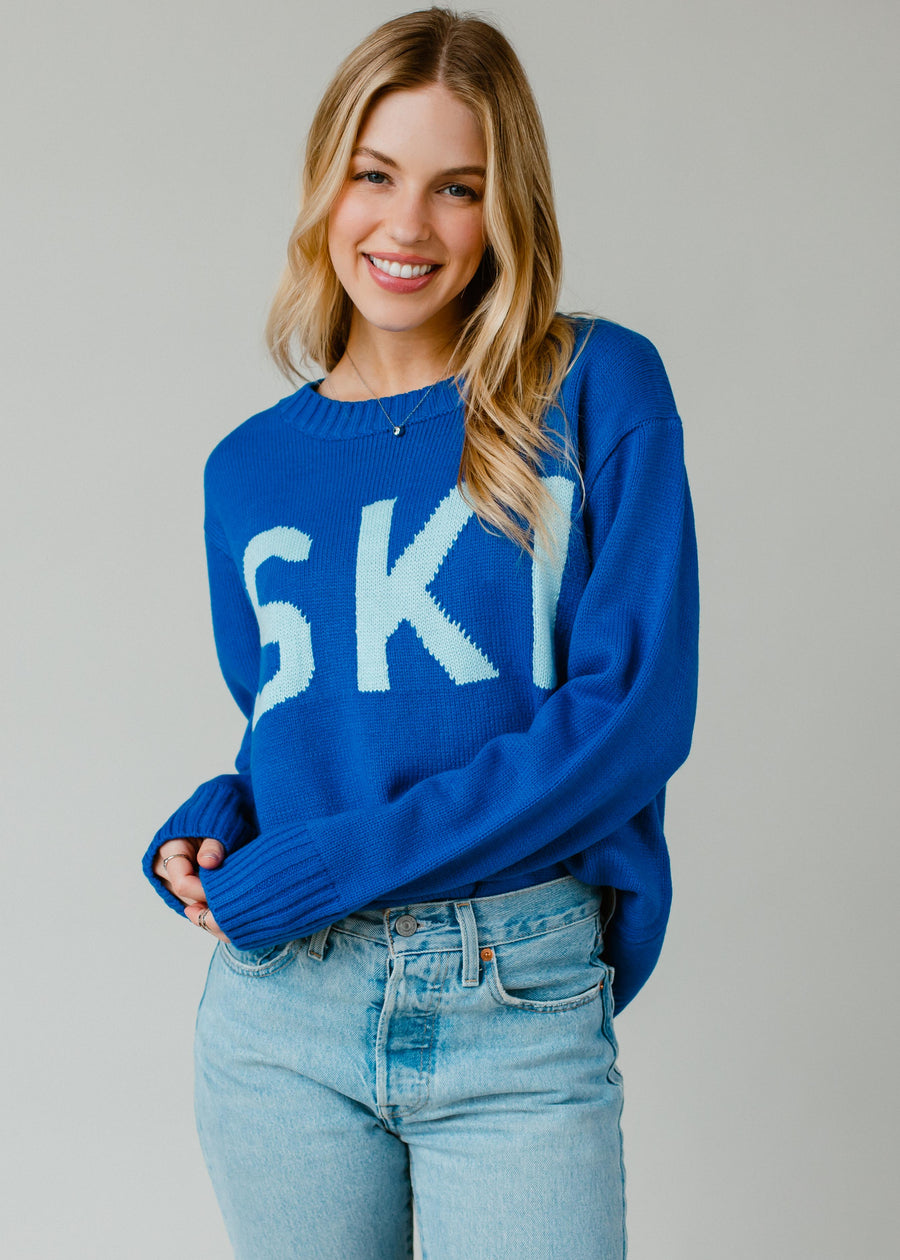 Ski Sweater - Blue