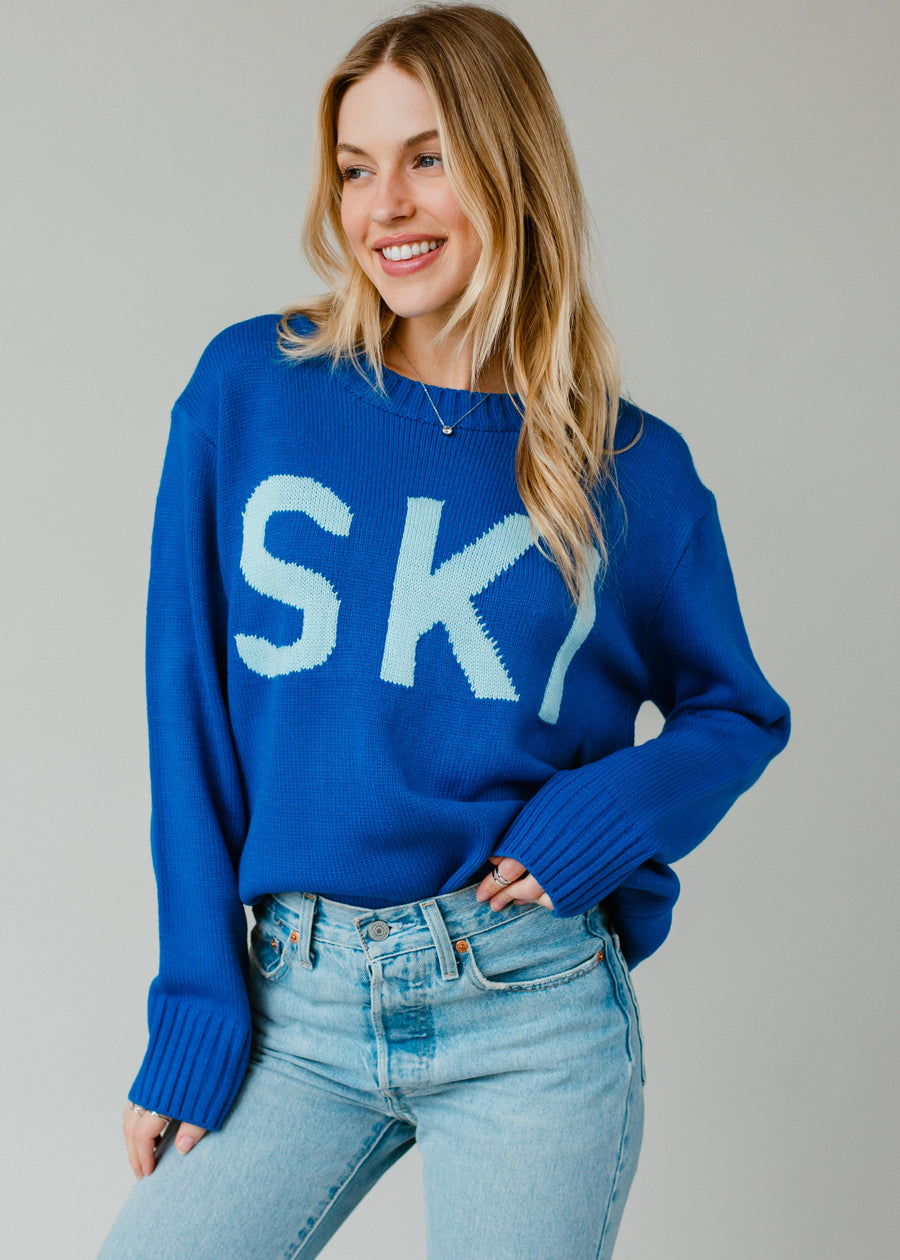 Ski Sweater - Blue