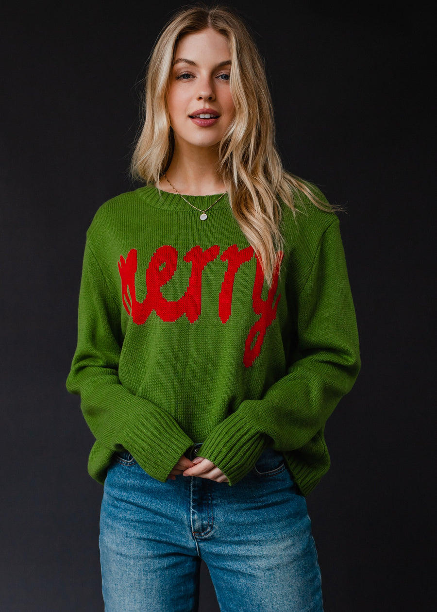 Merry Sweater - Green