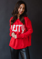 Merry Sweater - Red