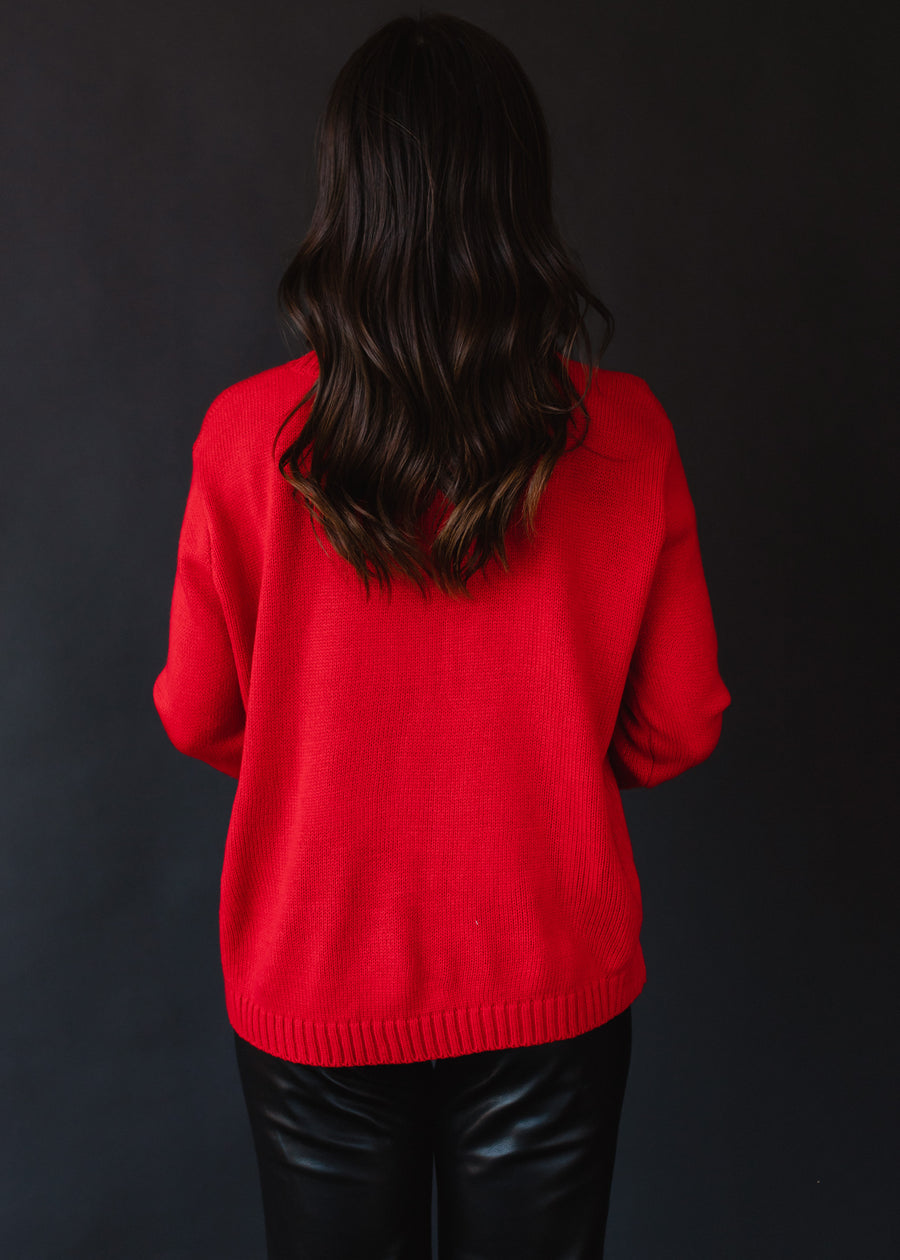 Merry Sweater - Red