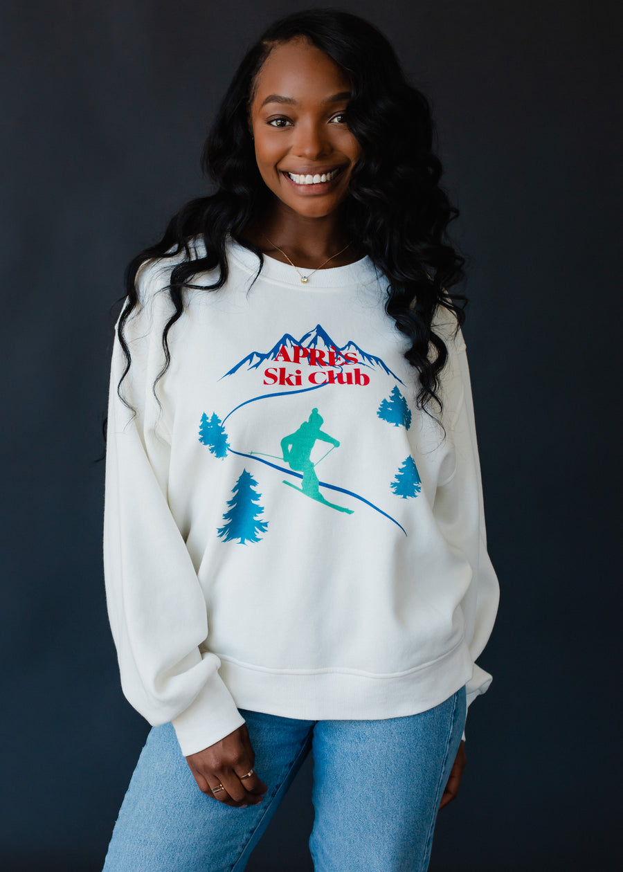 Retro Apres Ski Club Sweatshirt