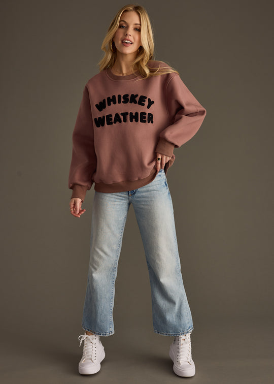 Whiskey Weather Sweatshirt - Mocha