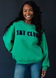 Ski Club Sweatshirt - Green