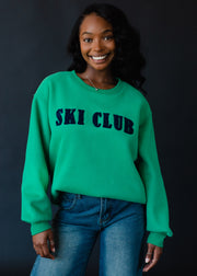 Ski Club Sweatshirt - Green