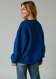 Ski Club Sweatshirt - Blue