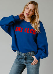 Ski Club Sweatshirt - Blue