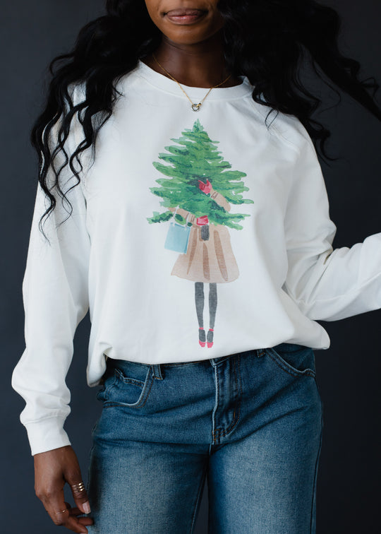 Holiday Shopping Sweatshirt