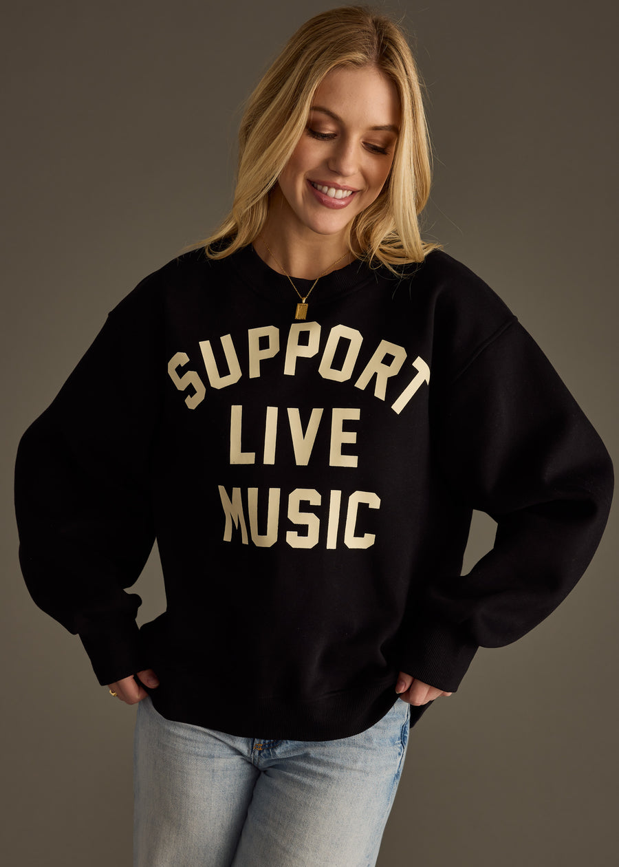 Support Live Music Sweatshirt