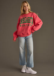 Margarita Weather Sweatshirt - Coral