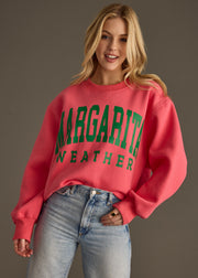 Margarita Weather Sweatshirt - Coral