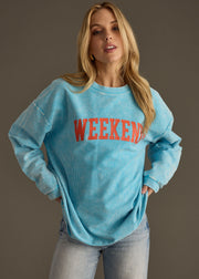 Weekend Ribbed Sweatshirt