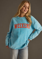 Weekend Ribbed Sweatshirt