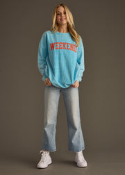 Weekend Ribbed Sweatshirt