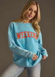 Weekend Ribbed Sweatshirt