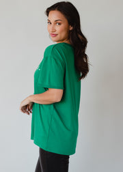 Christmas List Tee - Green