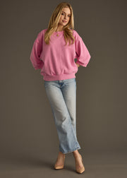 Reese Short Sleeve Sweatshirt - Pink