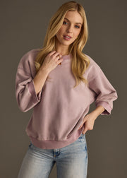 Reese Short Sleeve Sweatshirt - Lilac