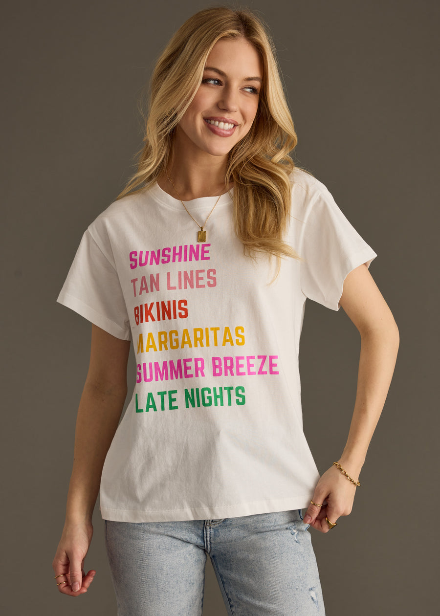 Summer List Tee