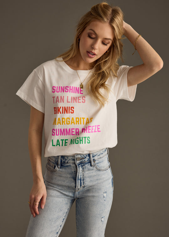 Summer List Tee