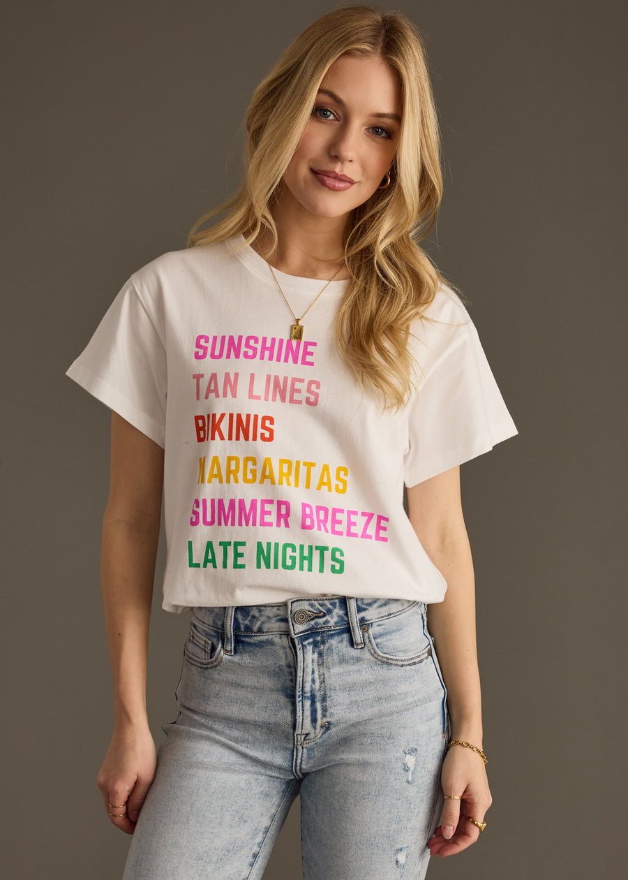 Summer List Tee