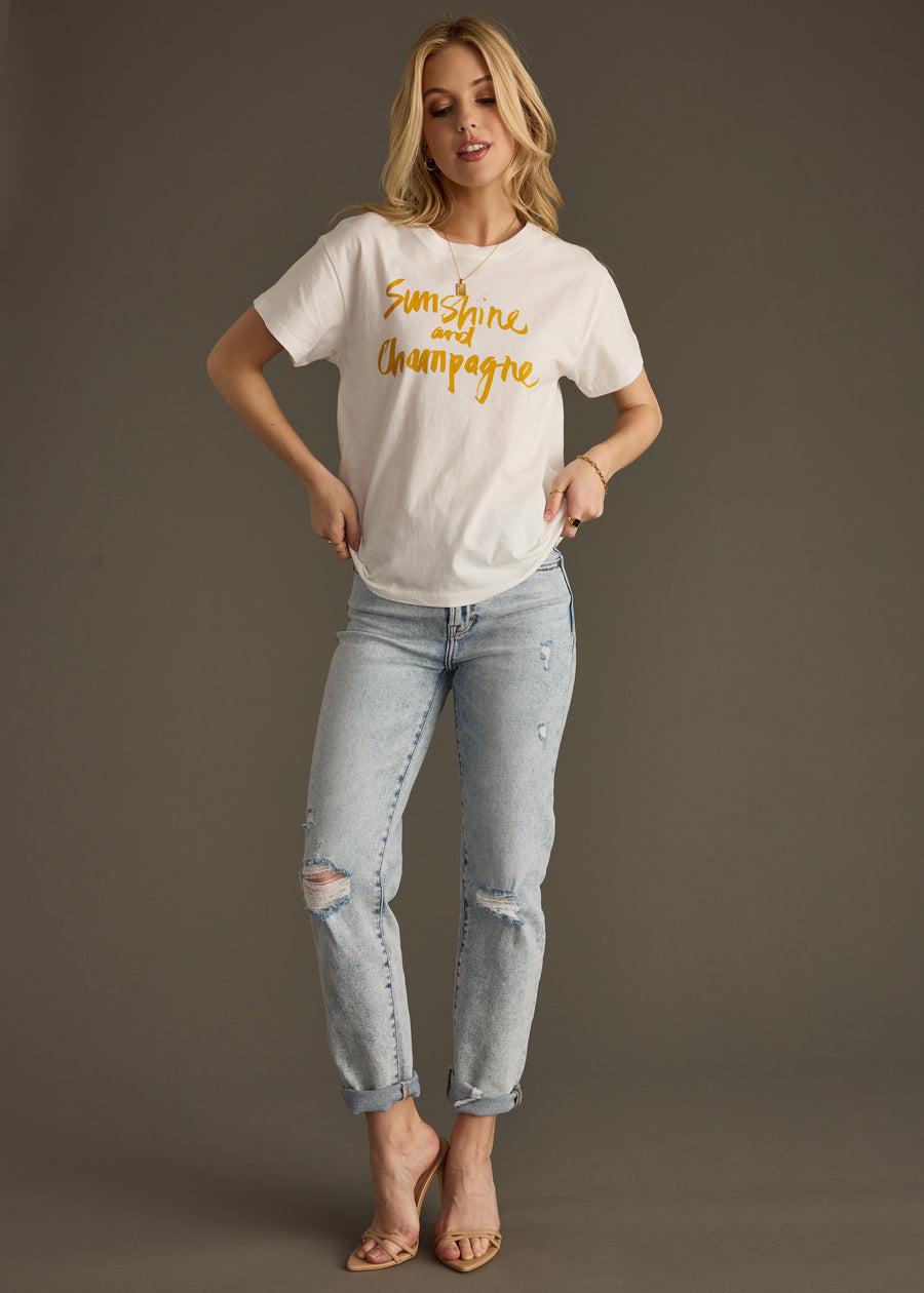 Sunshine & Champagne Tee