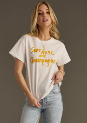 Sunshine & Champagne Tee