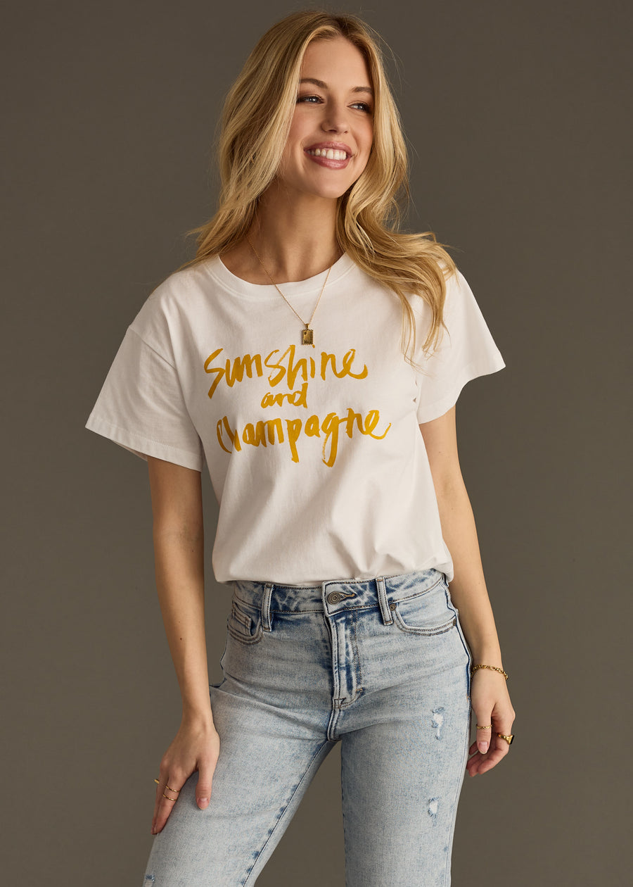 Sunshine & Champagne Tee