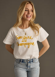 Sunshine & Champagne Tee