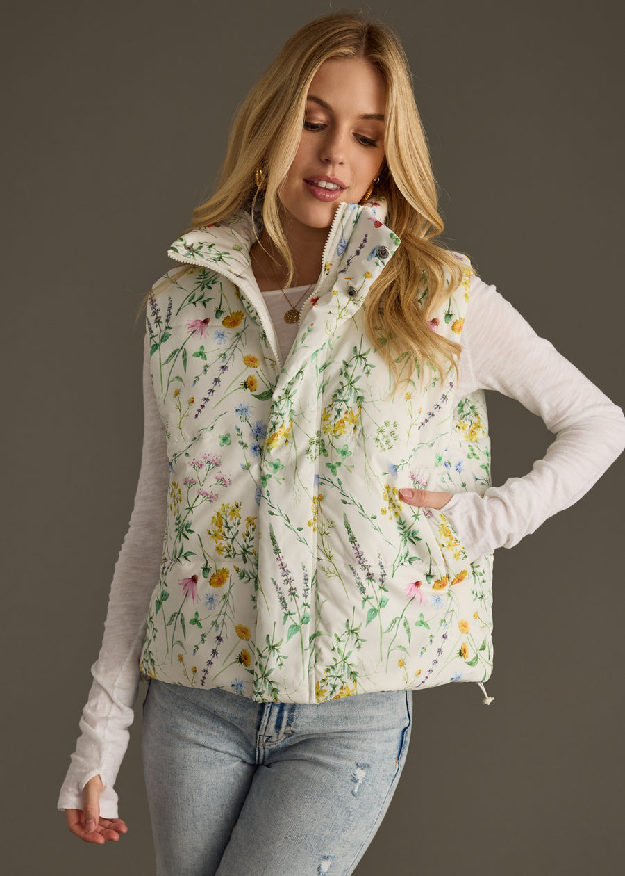 Lydia Floral Vest