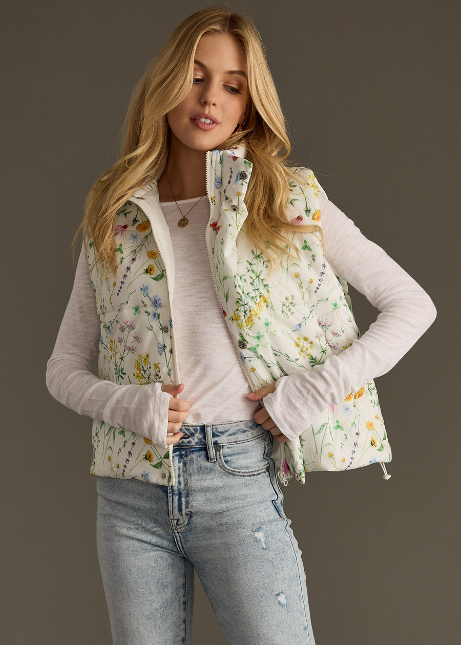 Lydia Floral Vest