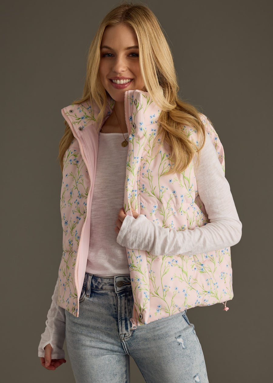 Poppy Floral Vest