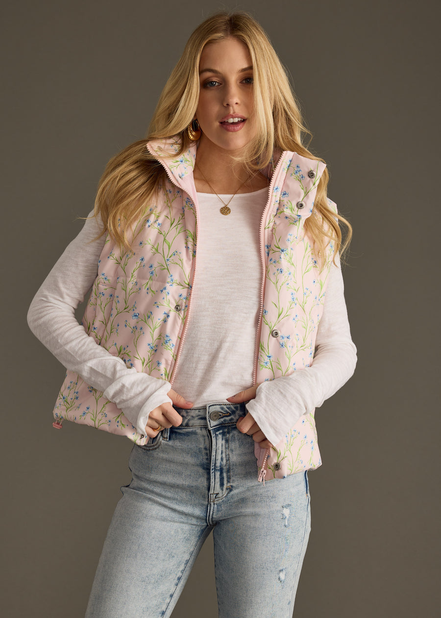 Poppy Floral Vest