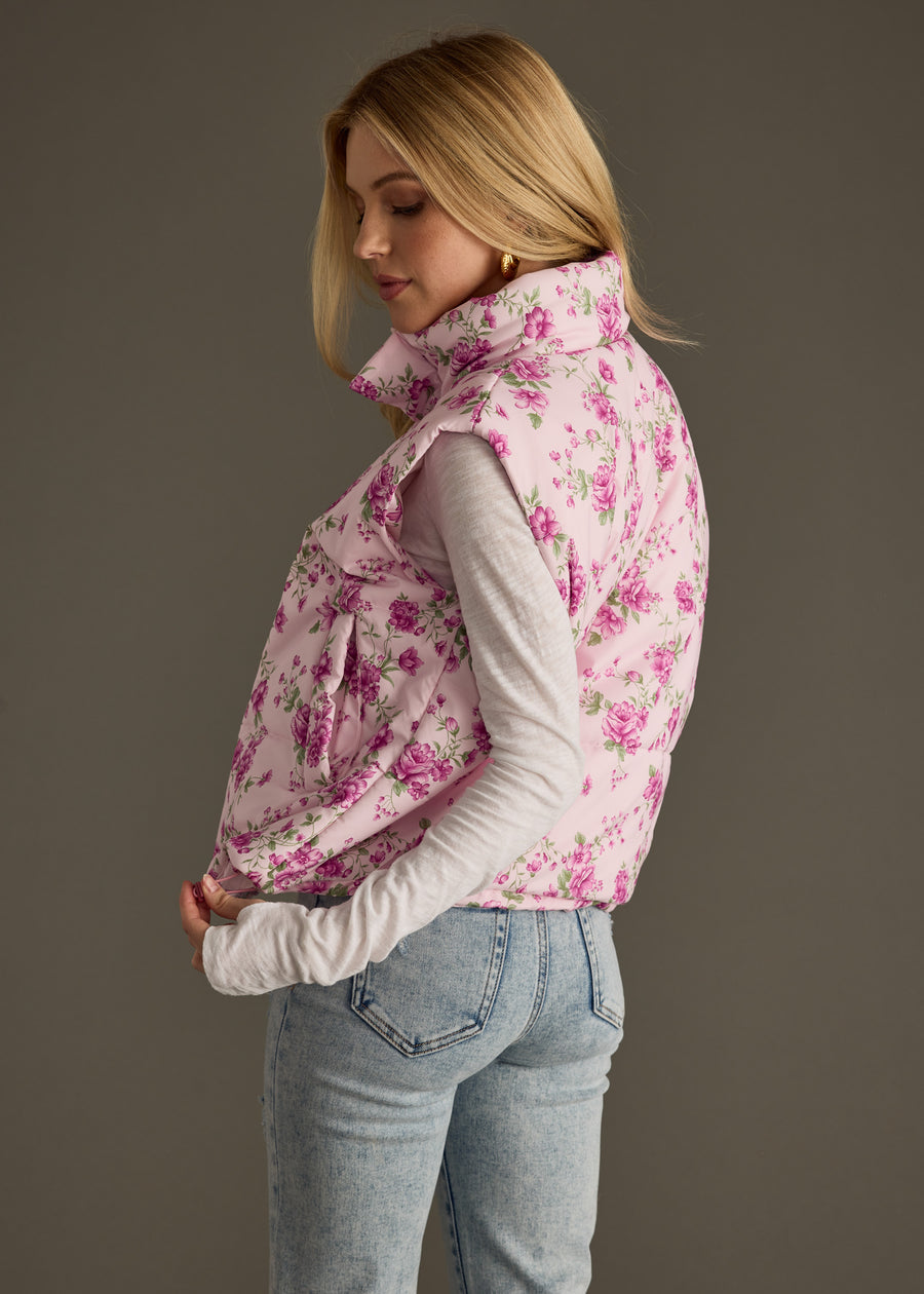 Sweet Pea Floral Vest