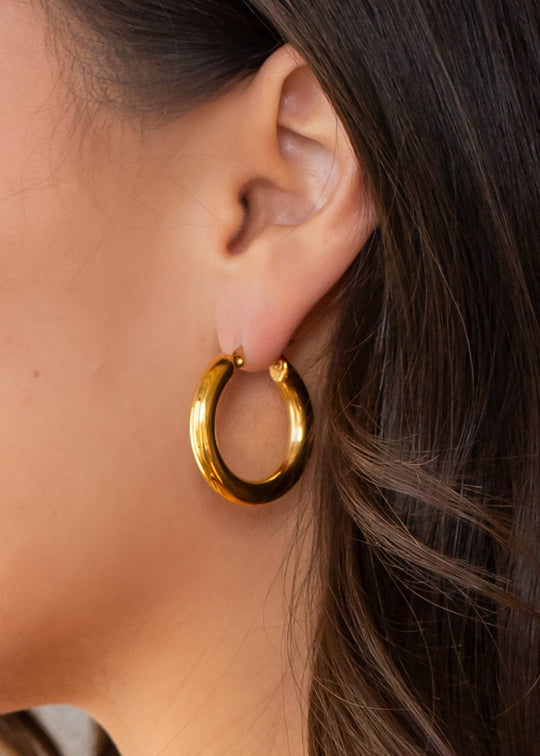 Luxe Gold Hoops