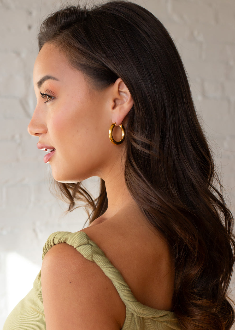 Luxe Gold Hoops