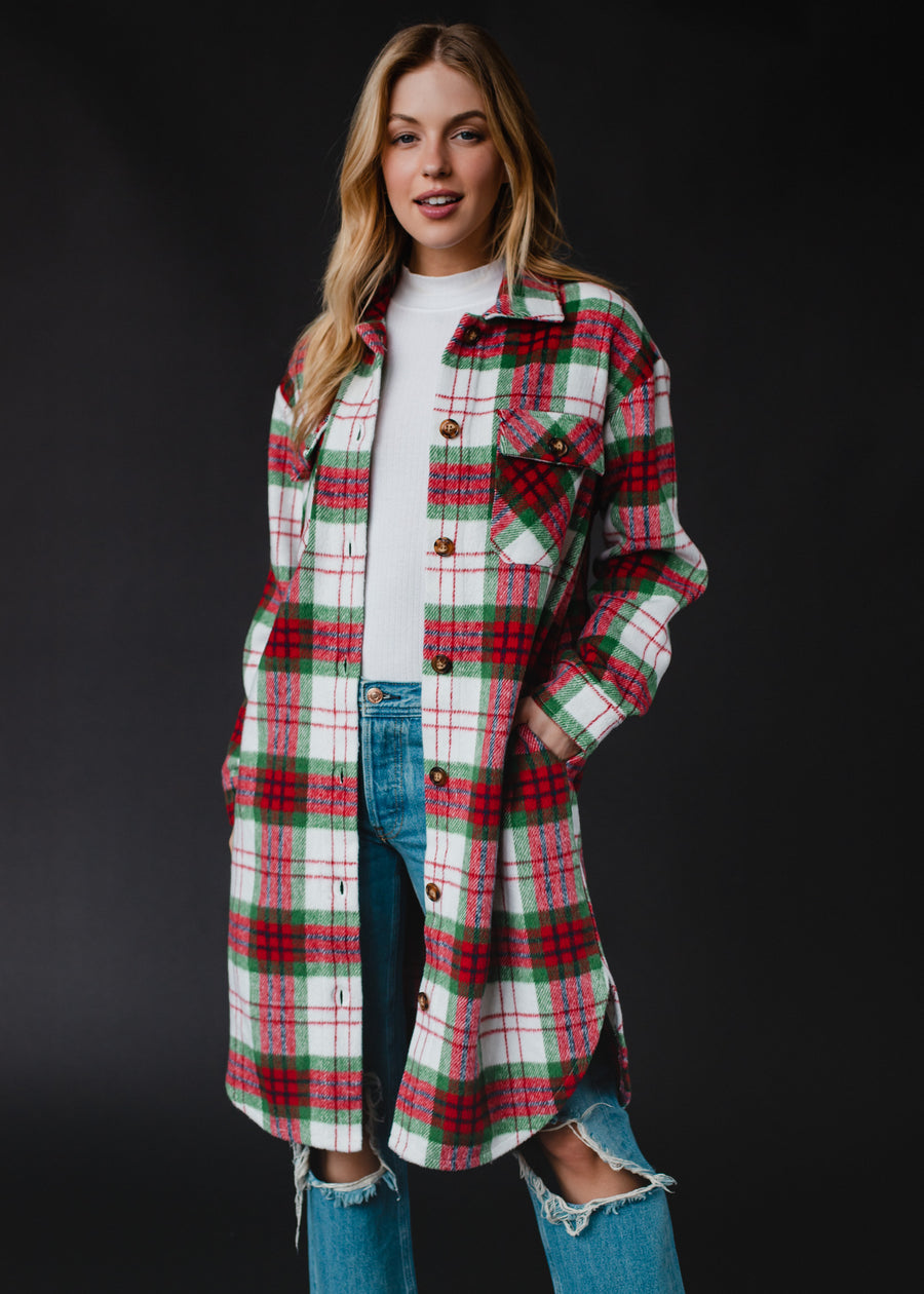 Piper Plaid Long Flannel