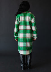 Daphne Plaid Long Flannel