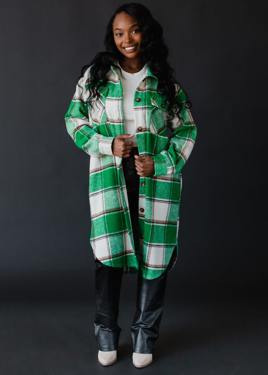 Daphne Plaid Long Flannel