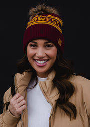 Midwest Pom Hat - Maroon