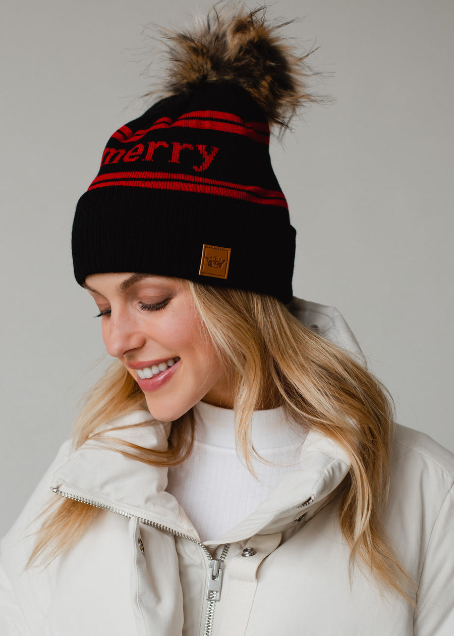 Be Merry Pom Hat