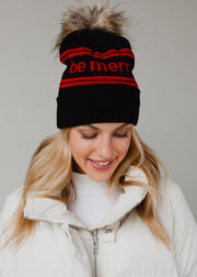 Be Merry Pom Hat