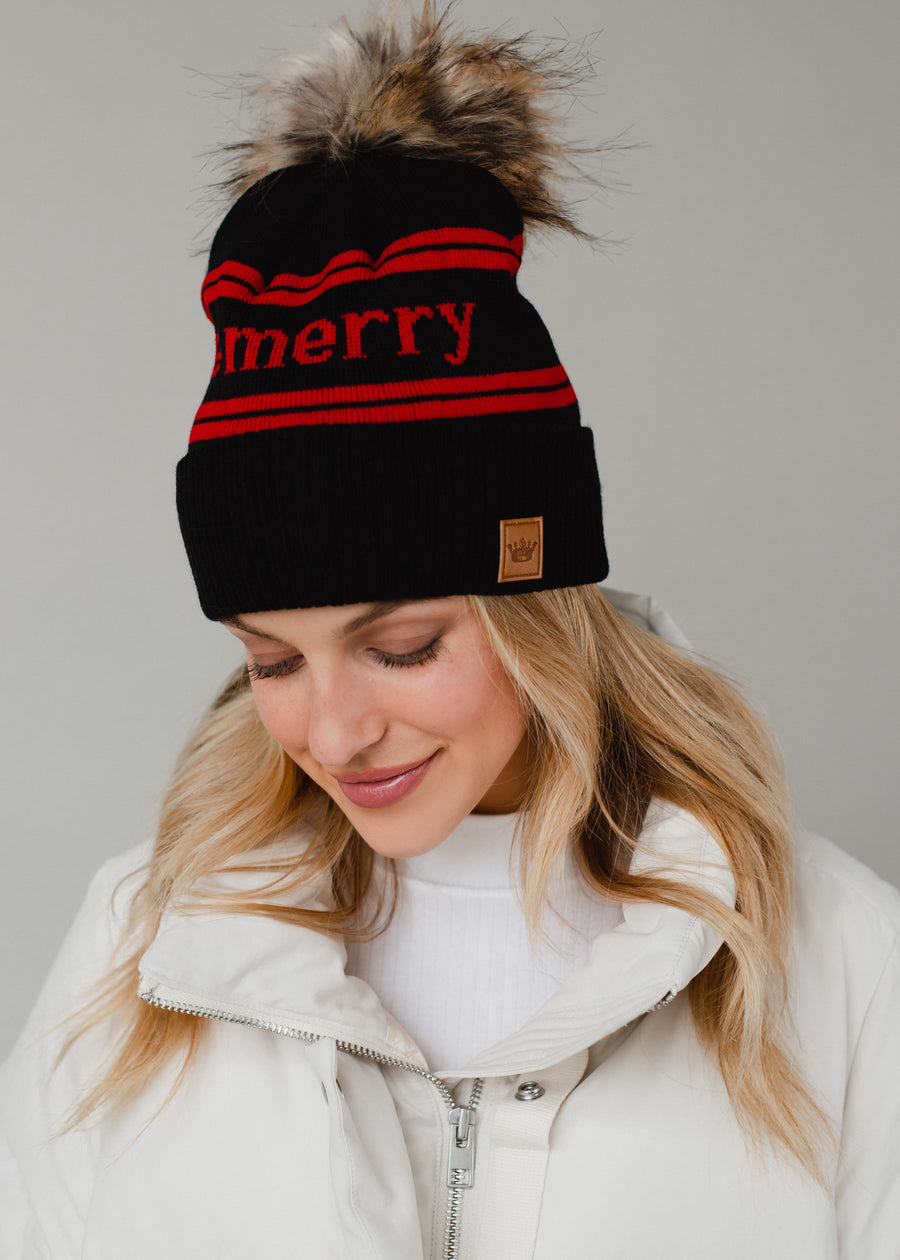 Be Merry Pom Hat