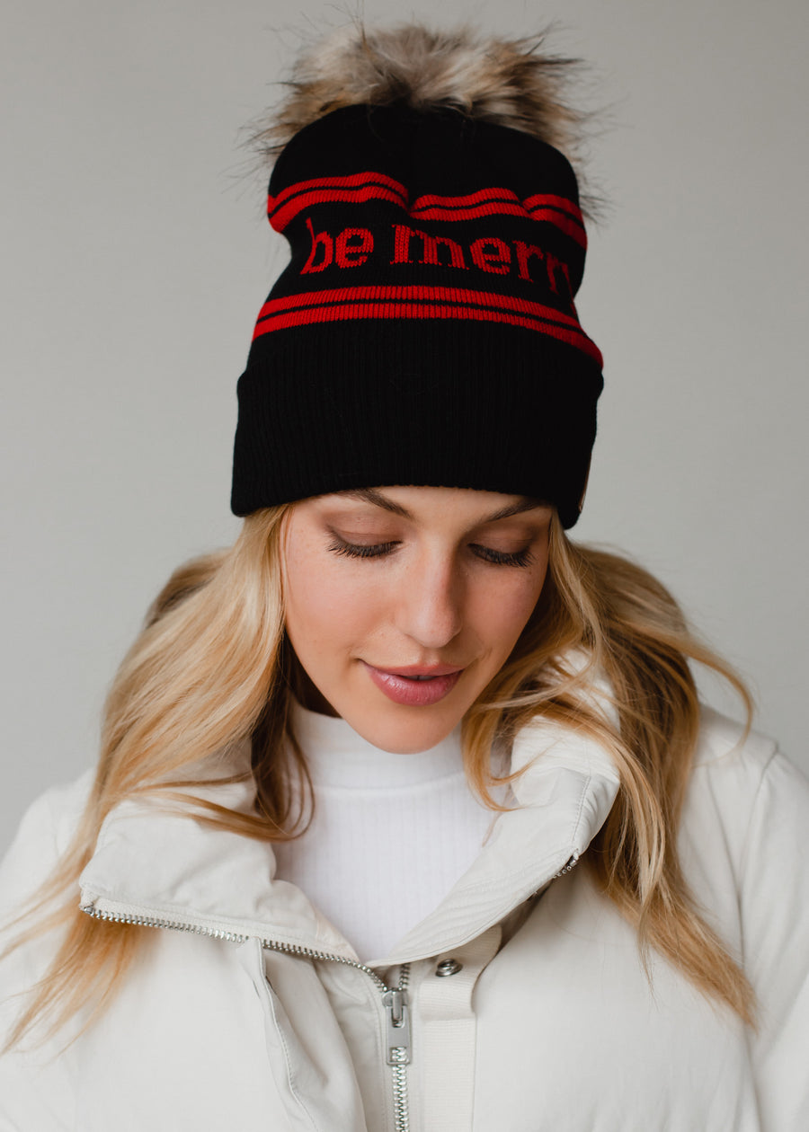 Be Merry Pom Hat